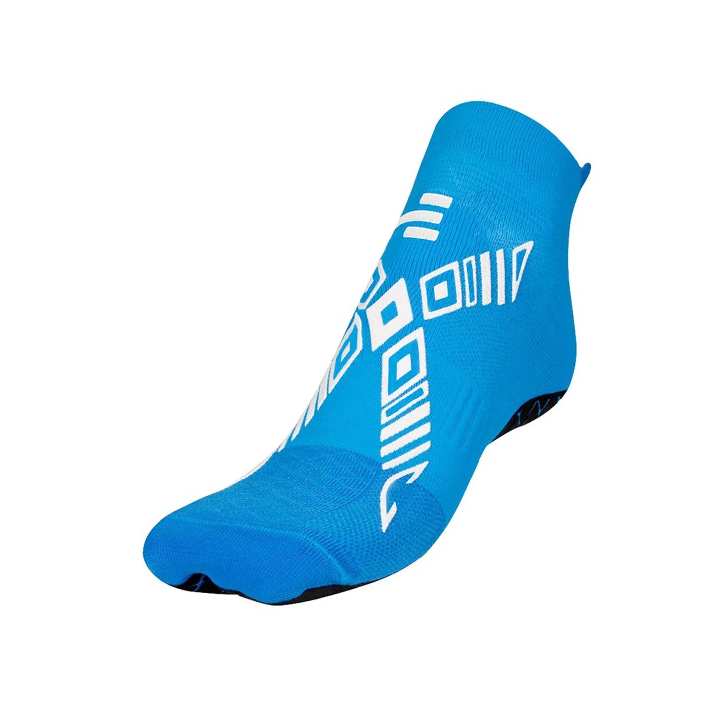 Meia Pool Classic azul para atividades aquáticas. Feita com materiais reciclados e antibacterianos, apresenta um design desportivo e uma estrutura flexível para máximo conforto e desempenho.