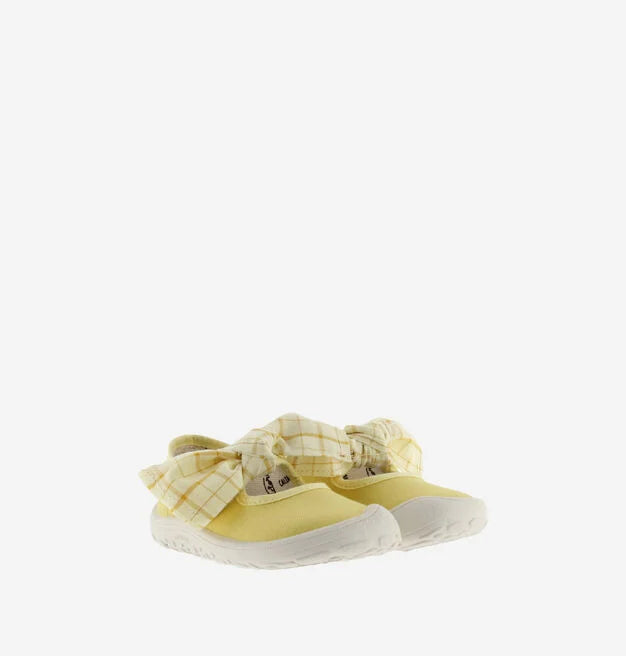 Victoria Barefoot BAILARINA LONA Amarelo com Laço