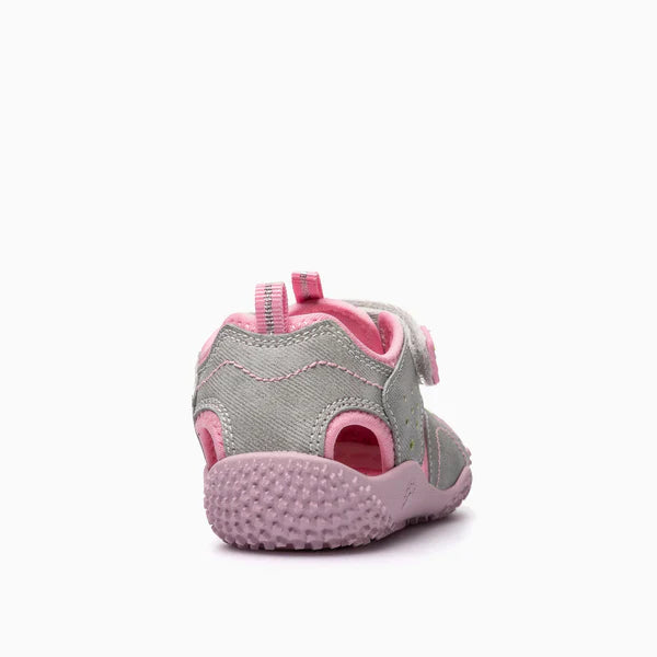 Pablosky Barefoot Sandália Grey/Pink - 985855