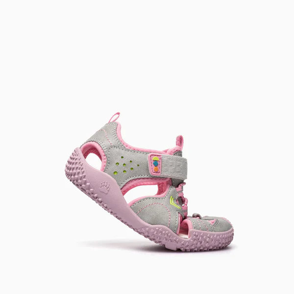 Pablosky Barefoot Sandália Grey/Pink - 985855