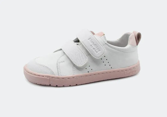 Sapatilha Blanditos Rio 2025 para criança na cor Rosa; Calçado Barefoot Respeitador com biqueira larga anatómica.